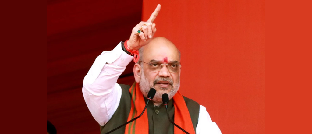 Amitbhai Anilchandra Shah, Indian Home Minister and former BJP President, known for his strategic political acumen and key legislative contributions.