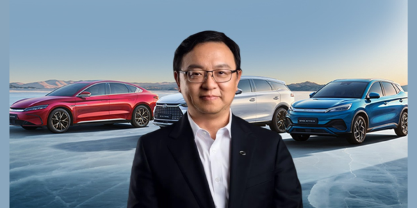 Wang Chuanfu, founder of BYD, revolutionizing the electric vehicle industry with innovative technology and visionary leadership.