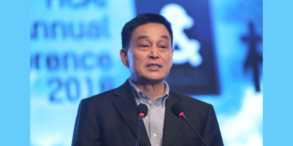 Liu Yongxing, founder and CEO of East Hope Group, one of China's leading agribusiness and industrial companies.