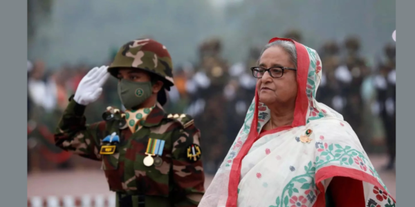 Protesters celebrate Sheikh Hasina's resignation in Dhaka amid ongoing unrest