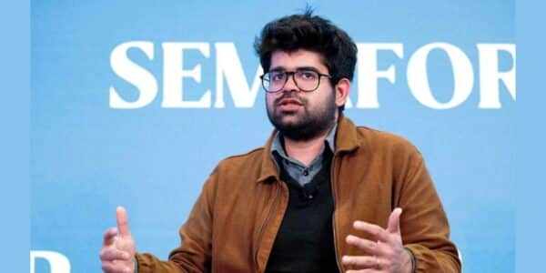 Aravind Srinivas, CEO and co-founder of Perplexity AI, an IIT Madras alumnus reshaping the future of AI-powered search.
