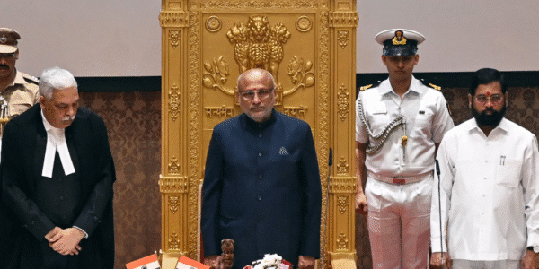 C. P. Radhakrishnan Vice President of India taking oath