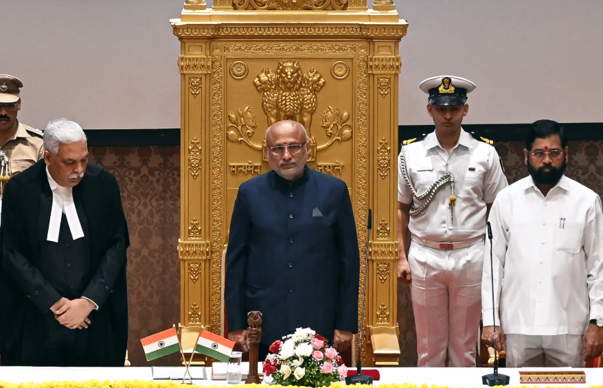 C. P. Radhakrishnan Vice President of India taking oath