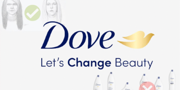Women participating in the Dove Real Beauty campaign, promoting natural beauty and self-esteem