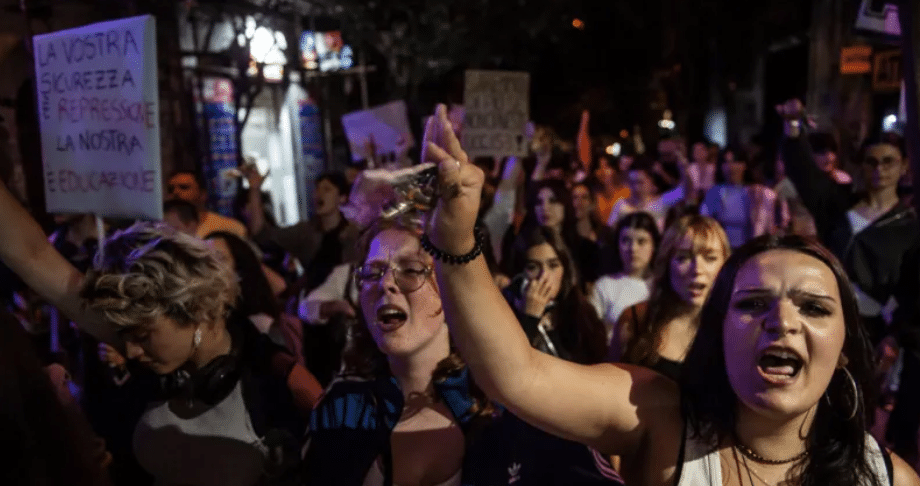 Protest in Naples after 14-year-old Martina Carbonaro’s killing