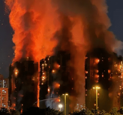 As night fell, the fire’s devastating scale became clear