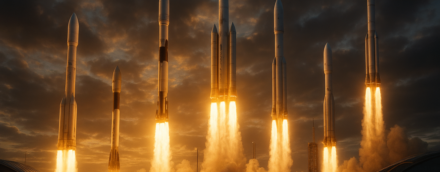 Private space companies lead a new era of global space competition.