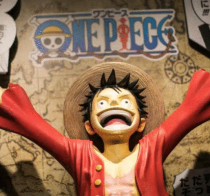 The hit anime One Piece follows a spirited pirate crew determined to defy an oppressive ruling power.