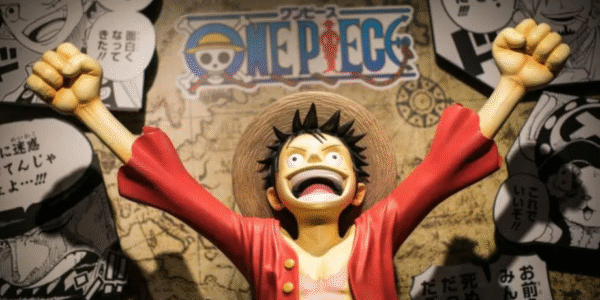 The hit anime One Piece follows a spirited pirate crew determined to defy an oppressive ruling power.