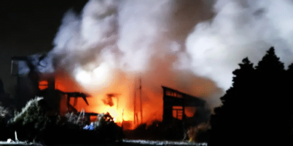 Aomori home among many damaged after the powerful northern Japan quake