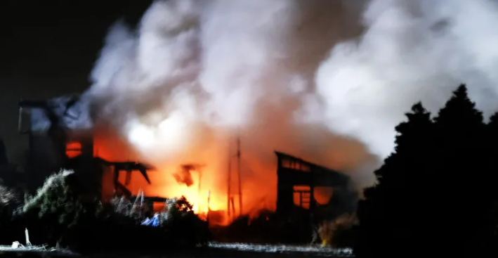 Aomori home among many damaged after the powerful northern Japan quake