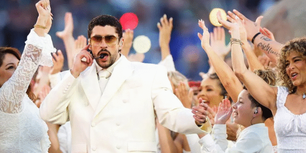 Bad Bunny made Super Bowl history with the first fully Spanish-language half-time performance.