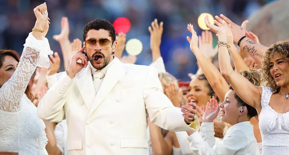 Bad Bunny made Super Bowl history with the first fully Spanish-language half-time performance.